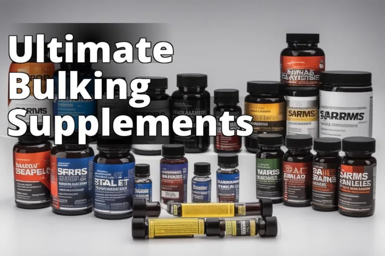 An image of a variety of legal steroid supplements lined up neatly on a table