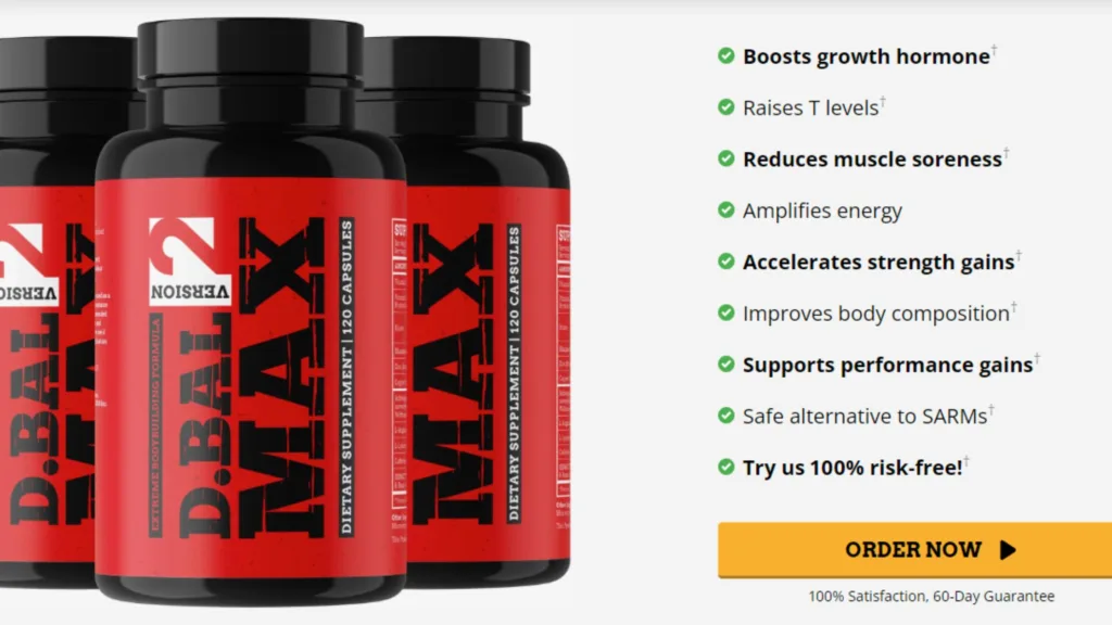 D-BAL MAX - Powerful Legal Bodybuilding Supplement