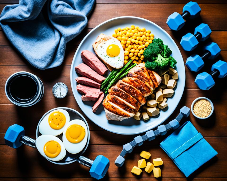 Bulking diet and resistance training