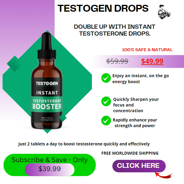 Testogen Drops - natural testosterone booster